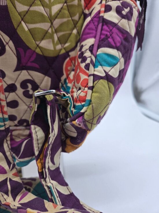 Vera Bradley Plum Crazy Backpack & Tablet Sleeve Set Purple Paisley Travel Lot main image 16